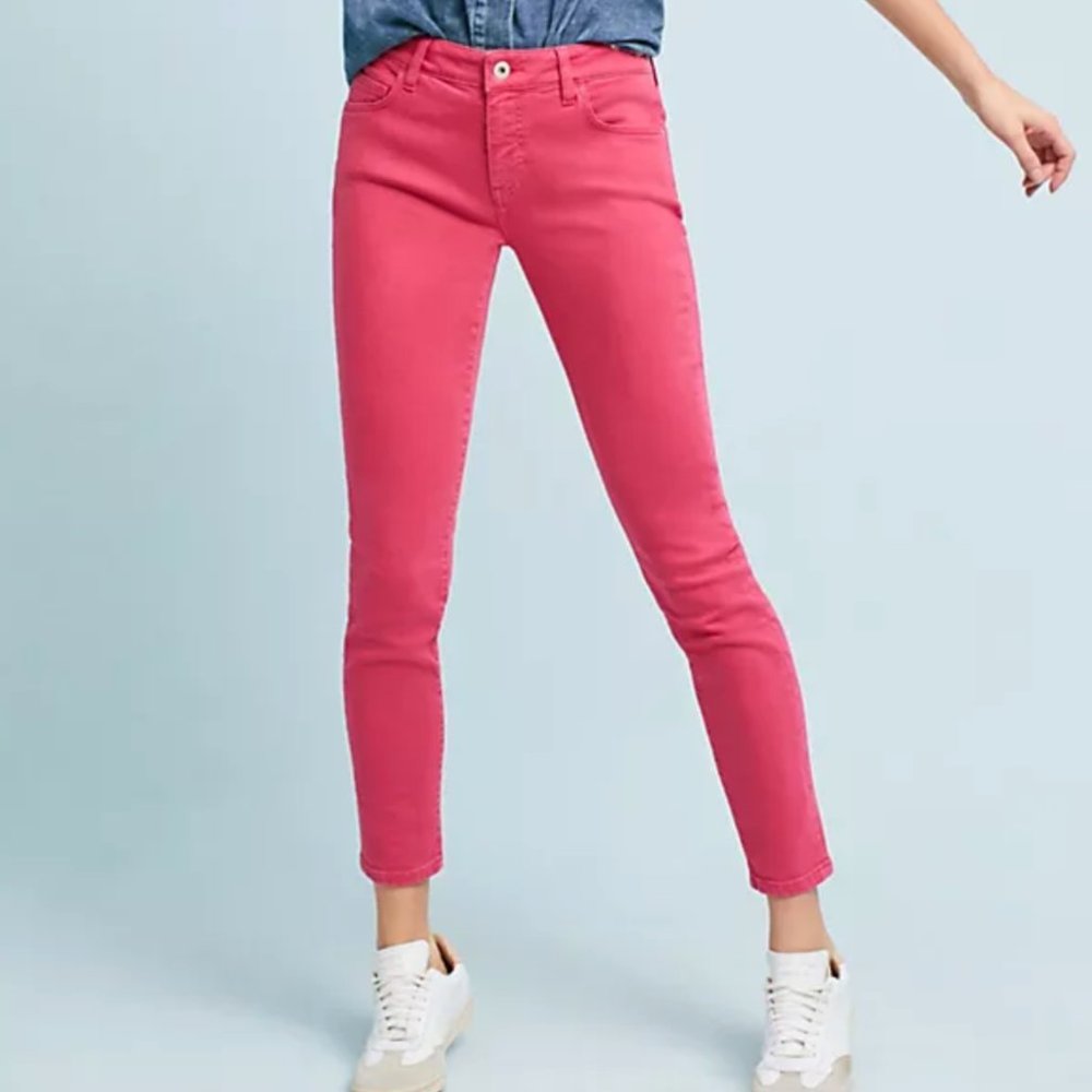 Anthropologie Pilcro Mid Rise Skinny Ankle Jeans